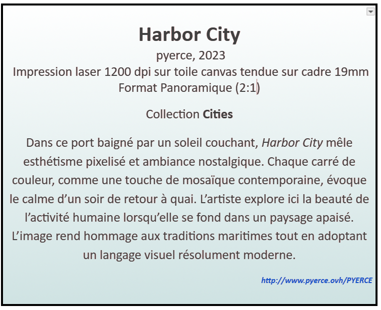 Cartel de Harbor City